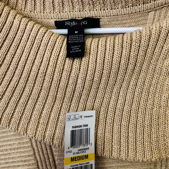 Tan Style & Co Sweater - Picture 2 of 4